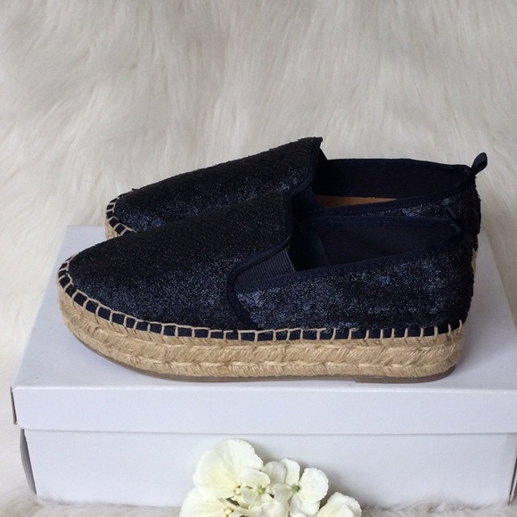 Steve Madden Navy Poppi Sequin Sneakers - Picture 3 of 9
